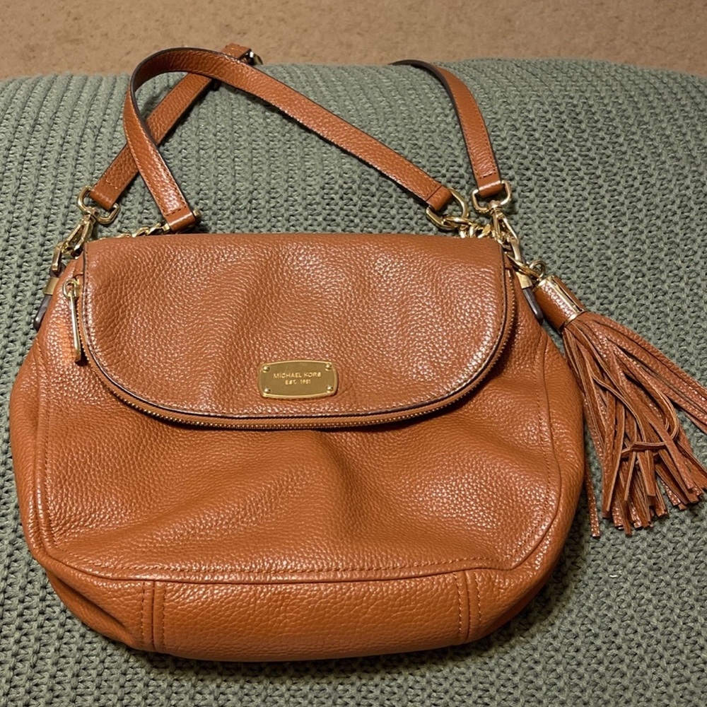 Brown michael kors crossbody